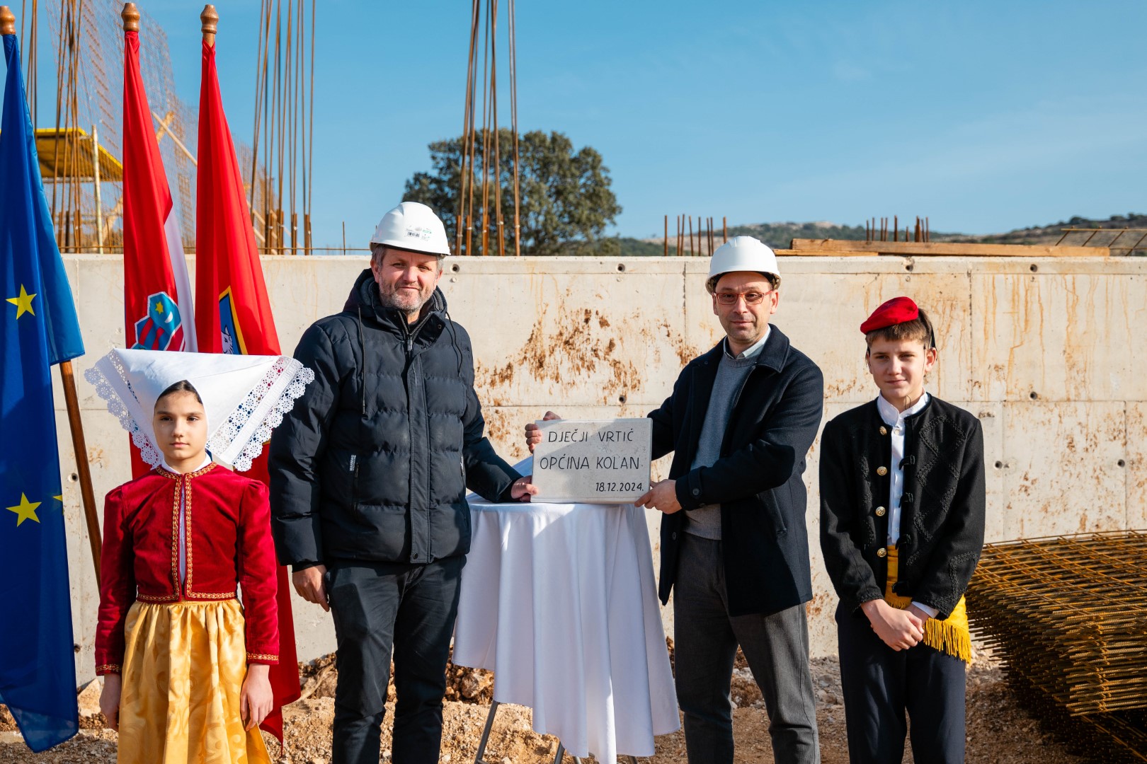 Postavljen kamen temeljac za Dječji vrtić u Kolanu!