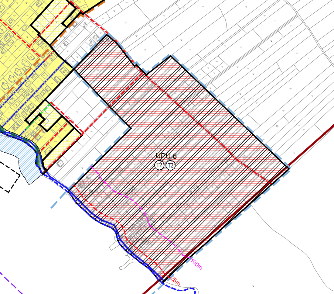 Obavijest vlasnicima nekretnina na području  T2 i T3 zone - UPU 6 Mandre